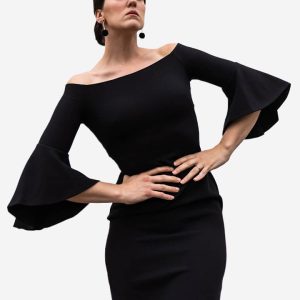 Eline Black Short Dress