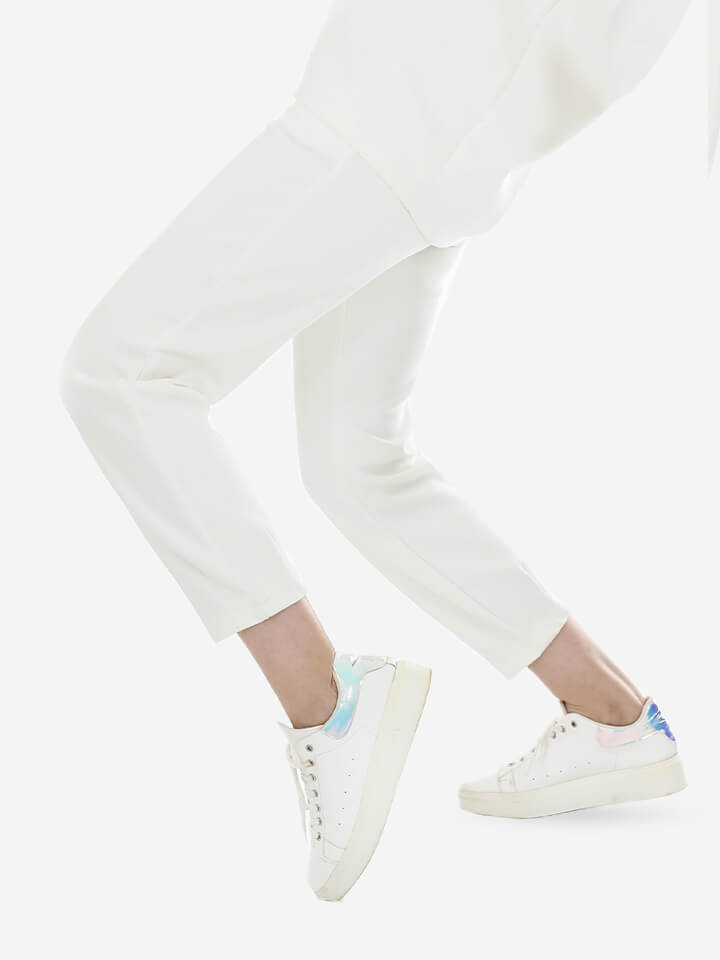 Classic White Tailored Pants