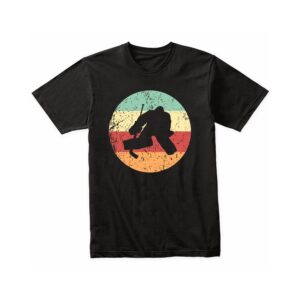 Vintage Retro Hockey Goalie Tee