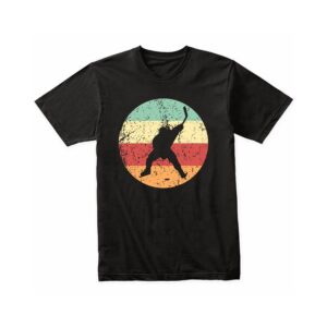 Vintage Retro Hockey Player Tee