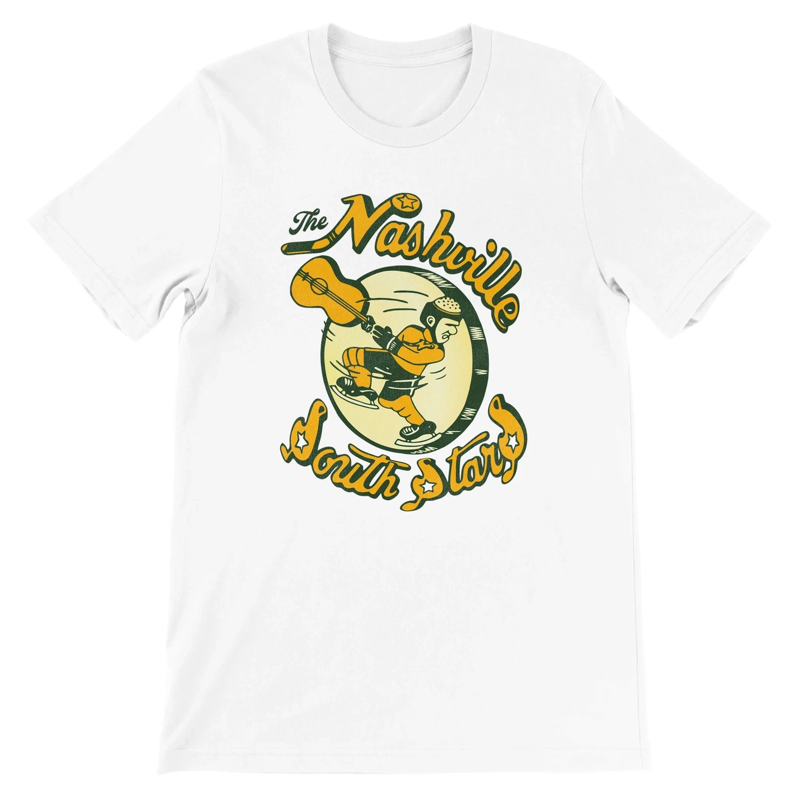 Nashville South Stars Vintage Hockey Tee - Image 2